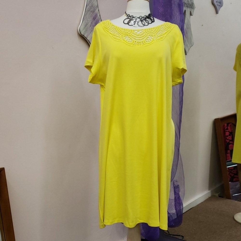 Yellow  Liz Claiborne Dress